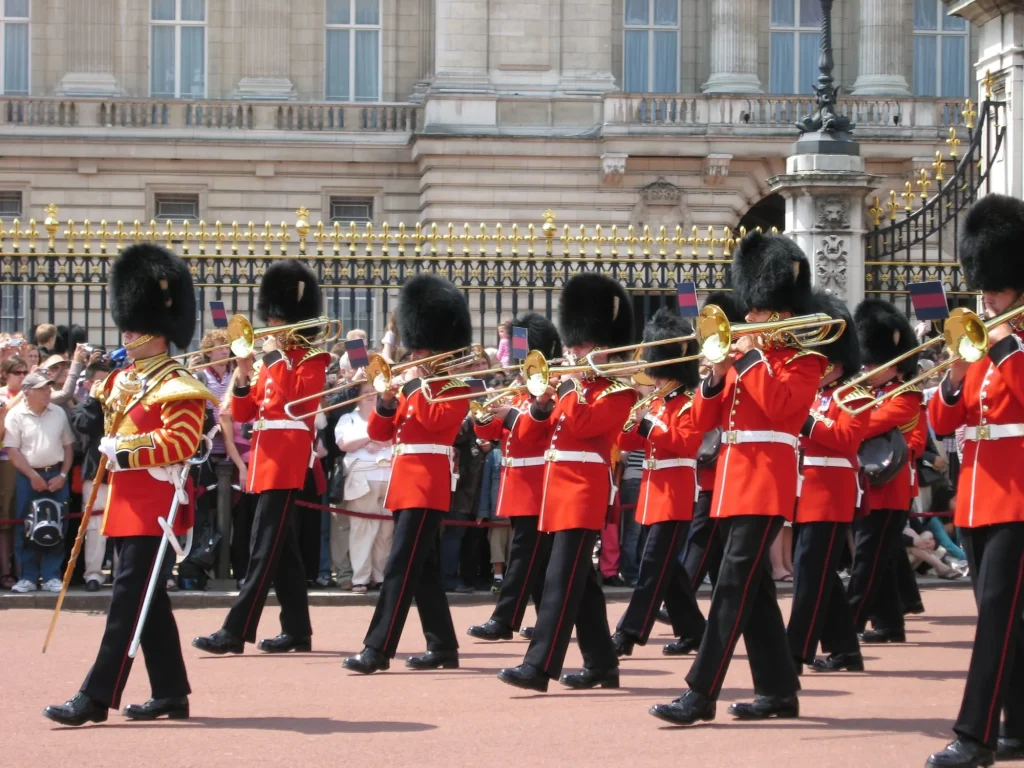 Wisseling van de wacht Londen