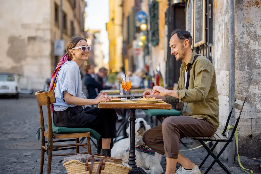 déjeuner à rome