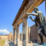 Ruins of Apollo Temple, Pompeii, Naples, Italy