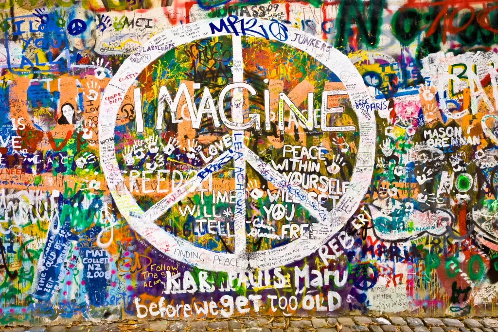 Lennon wall prague